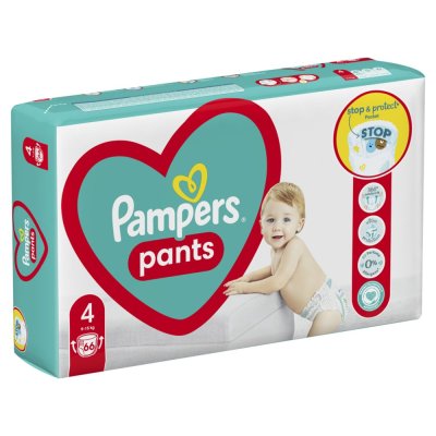 Spodnie niemowlęce PAMPERS Active rozm. 4 (66 szt.) 9-15 kg
