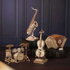 RoboTime Puzzle 3D in legno Violoncello
