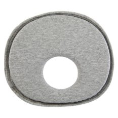 Kudde - nackstöd för nyfödda Outlast® - rand vitgråmelerad/gråmelerad