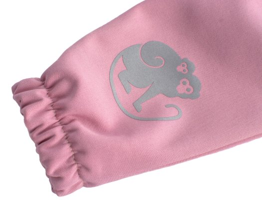 Pantaloni softshell pentru copii cu membrană Monkey Mum® - Vată de zahăr