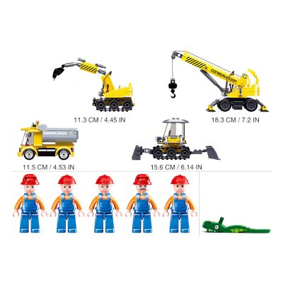 Sluban Town Baumeister M38-B0810 Baustelle