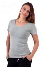 Catherine Nursing T-Shirt, Short Sleeve - Olive