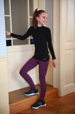 Legging glad Outlast® - pruim