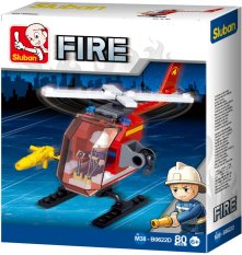 Sluban Firefighters M38-B0622D Helicopter