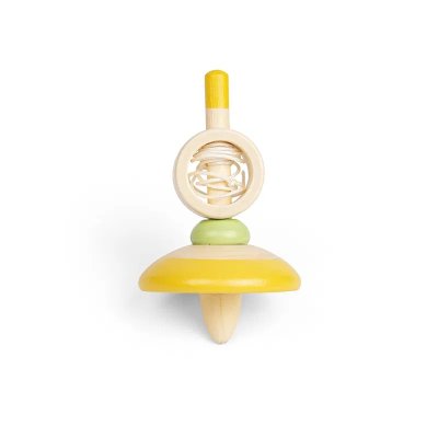 Bigjigs Toys Drveni zvrk s užetom 1 kom