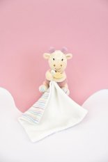 Doudou Plišana žirafa s dekicom 11 cm