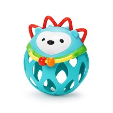 SKIP HOP Rattle for the development of motor skills round in the hand Hedgehog 3m+