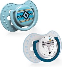 LOVI Silikon-Schnuller dynamisch Boy Indian 6-18m 2 Stk