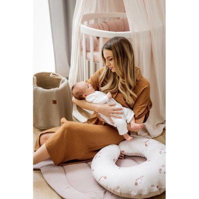 EKO Poduszka do karmienia mała Velvet Gardener Bear 60x60cm