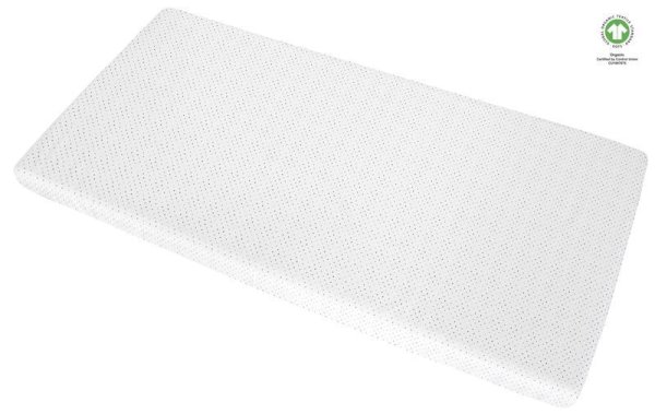 MOTHERHOOD Spannbettlaken mit Gummizug BIO Black Dots 60x120 cm
