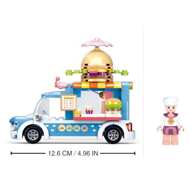 Sluban Girls Dream M38-B0993B Mobiele hamburgerkraam
