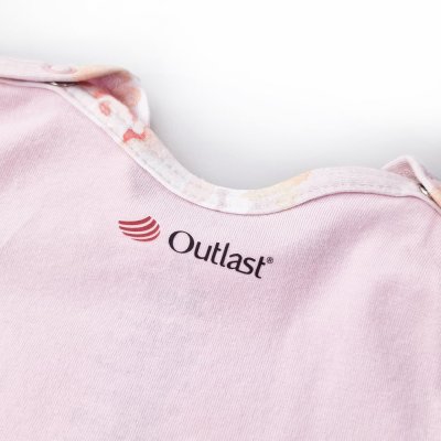 Body Kleid dünnes KR Set Outlast® - rosa Baby/hellrosa Blumen