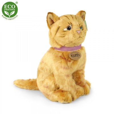 Rappa Gato de peluche rojo 25 cm ECO-FRIENDLY