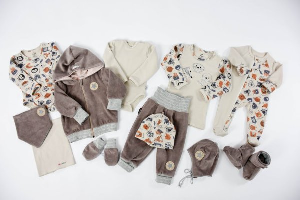 Maglietta smyk DR immagine STAMPA Outlast® - latte/latte animaletti
