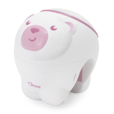 CHICCO Projektor mit Aurora Eisbär rosa
