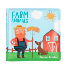CANPOL BABIES Απαλό τσιριχτό βιβλίο Farm Animals