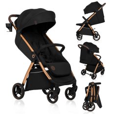 LIONELO Kočárek sportovní Ingrid Black Onyx