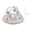 KINDERKRAFT Speelkleed met speelboog Cozyplay Lichtgrijs
