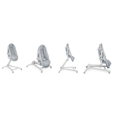 CHICCO Baby Kram 4 i 1 spjälsäng/säng/stol - Grå Re_Lux