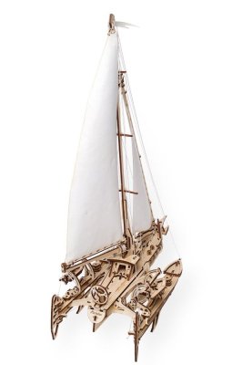 Ugears 3D Holzmechanik Puzzle Segelboot Merihobus (Trimaran)