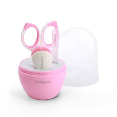 BABYONO Maniküre-Set für Kinder rosa