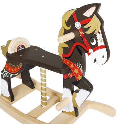 Le Toy Van Petilou Cavalo de Baloiço Castanho
