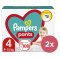 2x PAMPERS Byxor Engångsblöjtrosor 4 (9-15 kg) 108 st - MEGA PACK