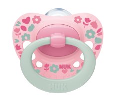 Pudełko NUK Dudlík Signature 6-18m jasnoróżowe