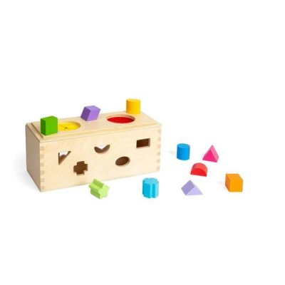 Bigjigs Toys Einsteck- und Sortierspiel Geheimnisvolle Box
