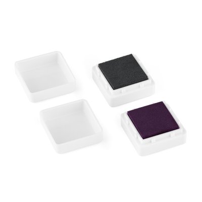 BABY DAB Farbe für Kinderdrucke 2 Stück lila, grau
