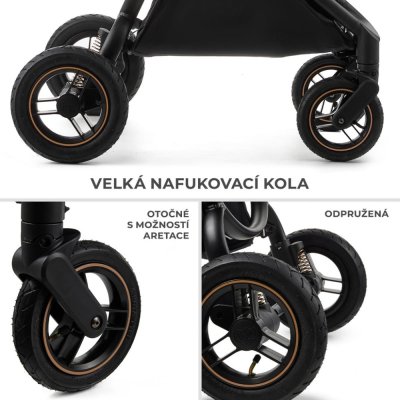 KINDERKRAFT Kočárek sportovní Mitzy Air Black