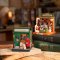 RoboTime Drewniane puzzle 3D Miniatura domku Poczta