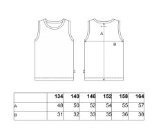 Tílko tenké junior Outlast® - černá