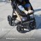 KINDERKRAFT Kombikinderwagen Moov 2 3in1 Pure Black - Schaumstoffräder