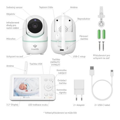 TRUELIFE Digitale Video-Babyphone NannyCam R4i