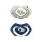 CANPOL BABIES Set symmetrischer Silikon-Schnuller Light touch 0-6m Sleepy Koala blau