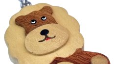 2Kids Toys Houten Sleutelhanger Leeuw staand