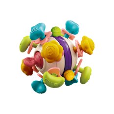 BABYONO Zabawka sensoryczna z gryzakiem Star ball 0m+