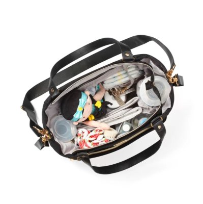 BABYONO Wickeltasche Coco schwarz