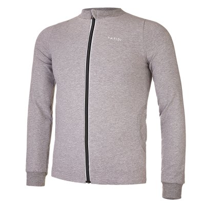Bluza REFLEX smyk rozpinana Outlast® - szary melanż