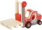 small foot Carrello elevatore in legno con pallet