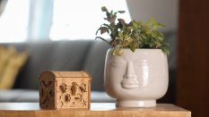 EscapeWelt Drewniana łamigłówka Piracka skrzynia