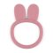PETITE&MARS Kousátko silikonové Bunny Dusty Rose 0m+