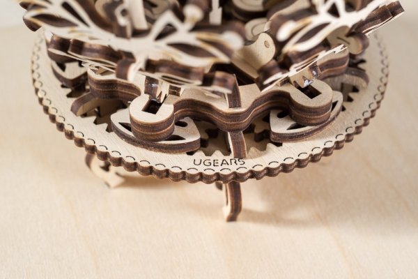 Ugears 3D Wooden Mechanical Puzzle Flower