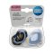 CANPOL BABIES Silikon Schnuller Symmetrisch Light touch GOLD 6-18m 2Stk blau