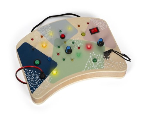 small foot Tablica motoryczna ze światłami LED i przełącznikami