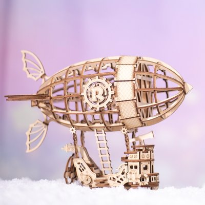 RoboTime 3D Holzpuzzle Märchen-Luftschiff