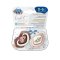CANPOL BABIES Set symmetrischer Silikon-Schnuller Light Touch 0-6m Sleepy Koala rosa