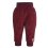 Cordhose mit Saum - Burgunderrot