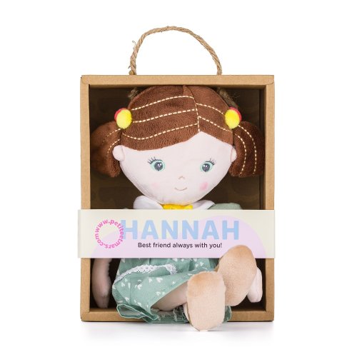 PETITE&MARS Λούτρινη κούκλα Hannah 0+, 35 εκ